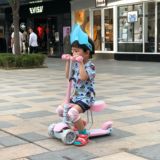 Детский самокат с сидением, мигающий Бибикар Толокар Плазмакар, 2-4 лет, «три в одном»