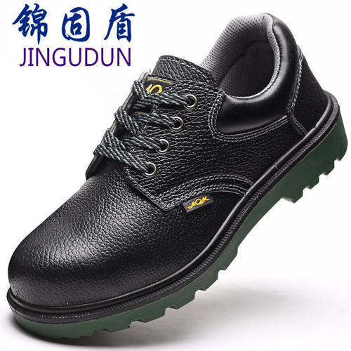 Labor protection shoes for men and women, anti-smash and anti-puncture steel toe-toe safety shoes, protective work site shoes, PU injection molded outsole