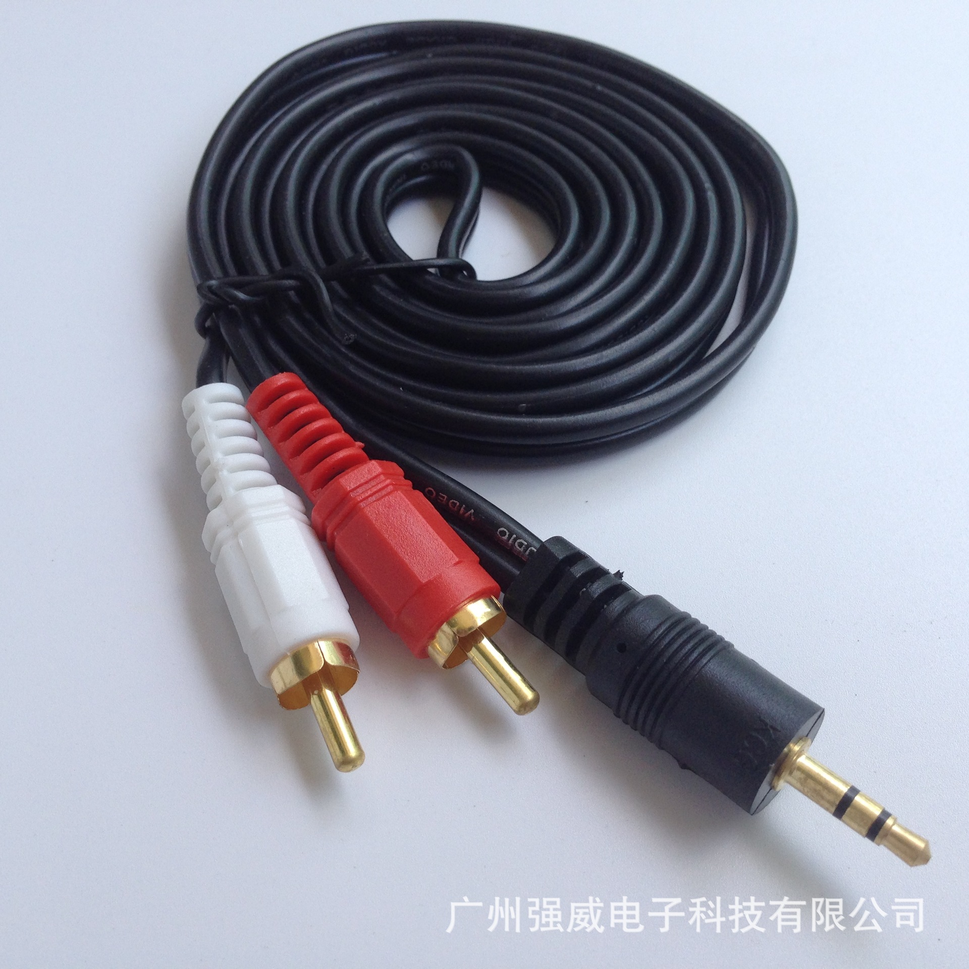 One point two audio cable 3 meters/5 meters/10 meters/20 meters RCA audio cable 3.5 rotation double lotus RCA audio 5