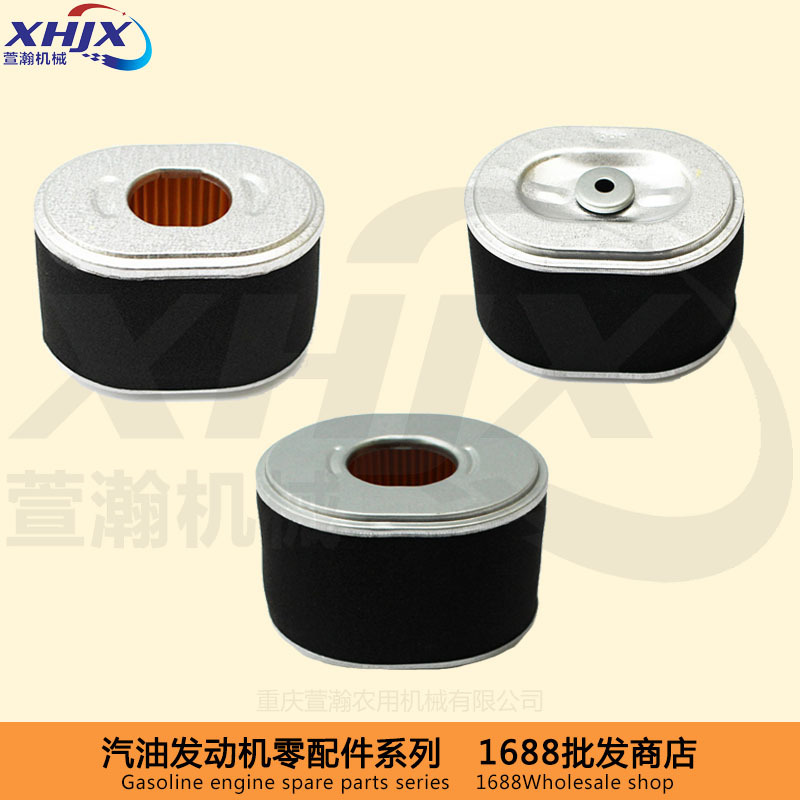 汽油机动力微耕机配件 168F170F173F177F188F190F 空气滤清器滤芯