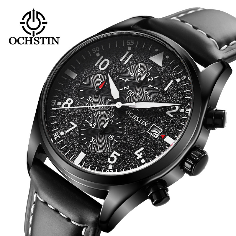 OCHSTIN Augusten Cross-border Explosion Watch Multifunctional Chronograph Watch Men's Waterproof Quartz Men's Watch Agent