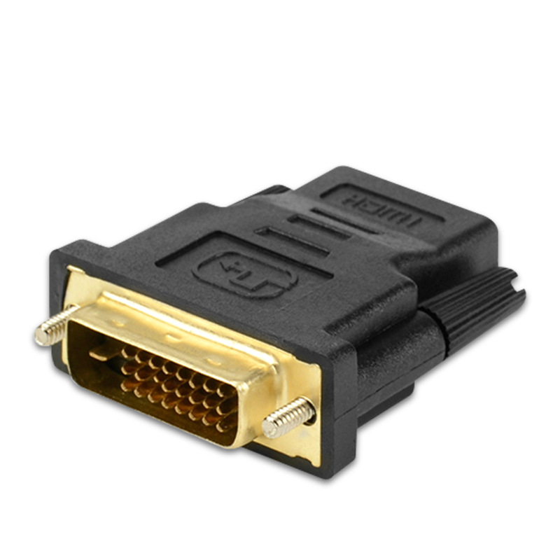 DVI macho a HDMI hembra adaptador de ordenador DVI macho 24 + 1 a HDMI hembra HD adaptador