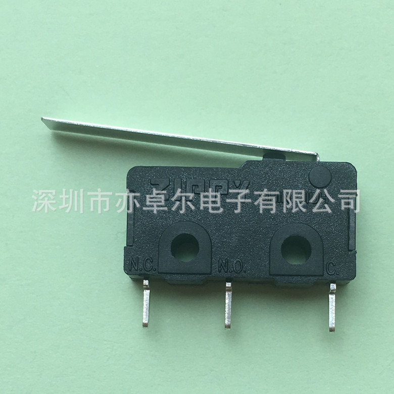 台湾新巨ZIPPY原装正品微动开关SM-05S-03P0-Z长柄针脚行程开关