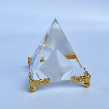 厂家直供创意水晶金字塔工艺品摆件塔中塔能量塔摄影道具
