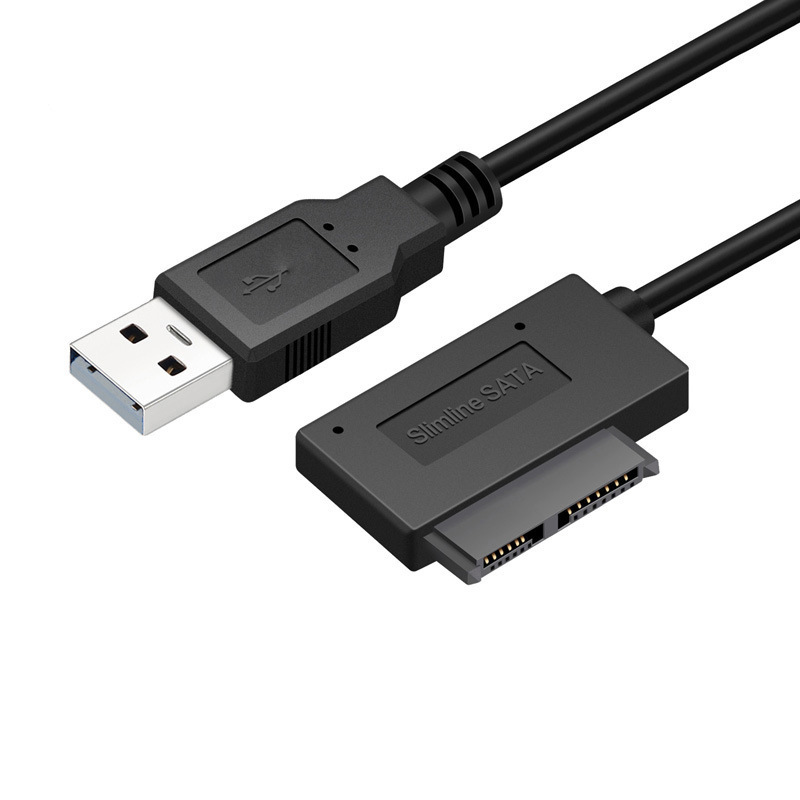 Notebook optical drive line SATA to USB adapter 6 7P SATA to USB2.0 easy drive line adapter box Notebook optical drive line SATA to USB adapter 6 7P SATA to USB2.0 easy drive line adapter box