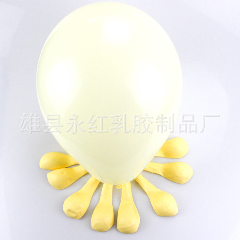 2,2G globo de Decoración de cumpleaños globo de látex redondo de 10 pulgadas confesión romántica boda macaron globo al por mayor