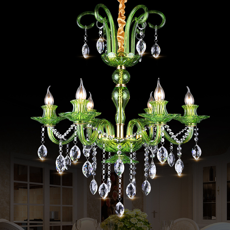 cristal coffee ceiling lamp