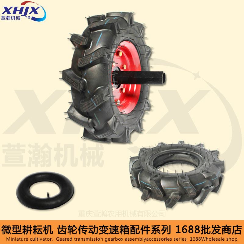 微耕机内外胎轮胎 350-6 400-8 500-12  耐磨王 高品质轮胎总成