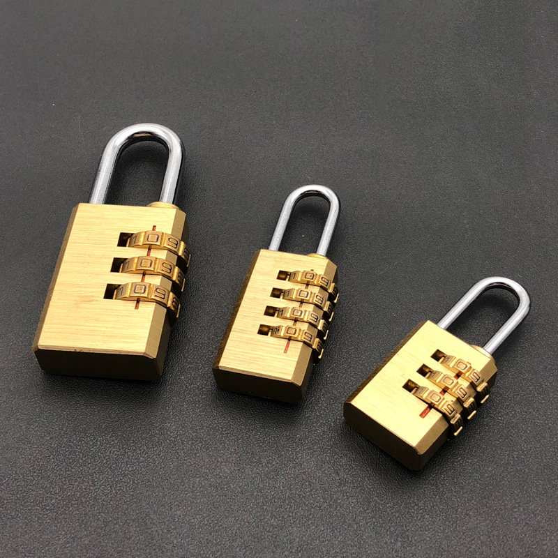 真鍮ミニバッグ4輪パスワードロック税関荷物ロッカー小パスワードホイールロックメーカー直販|undefined