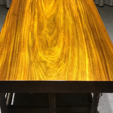 Bahua Aokan с твердым деревом с большой тарелкой бревна с большой тарелкой офисная конференция столик ореховый ореховый дерево желтая цветочная груша. Железное столик просто