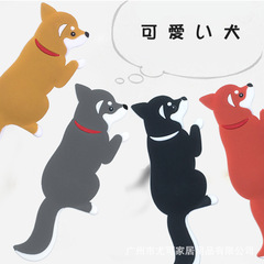 New recommendation: cute dog magnetic refrigerator magnet hook strong magnetic decorative hook