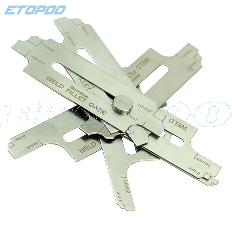 不锈钢 MG-11 凸型焊接检验器 凸型焊接检验尺 凸型焊缝尺 公制