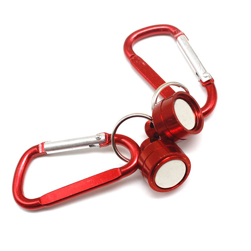 Magnetic buckle, magnetic carabiner, portable buckle, outdoor fishing and mountaineering wireless rope