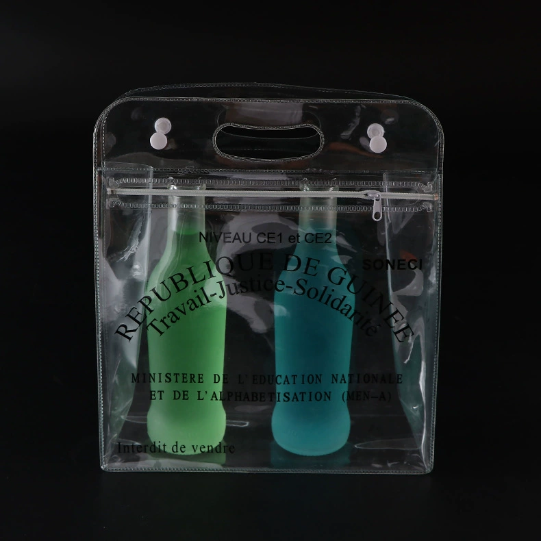 Фабричная изготовленная на заказ прозрачная пластиковая самоуплотняющая сумка из ПВХ для одежды носки полотенце вогнутая и выпуклая пряжка упаковочная сумка для хранения на заказ