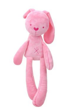 Cute soft rabbit, plush toy, children's pillow, rag doll