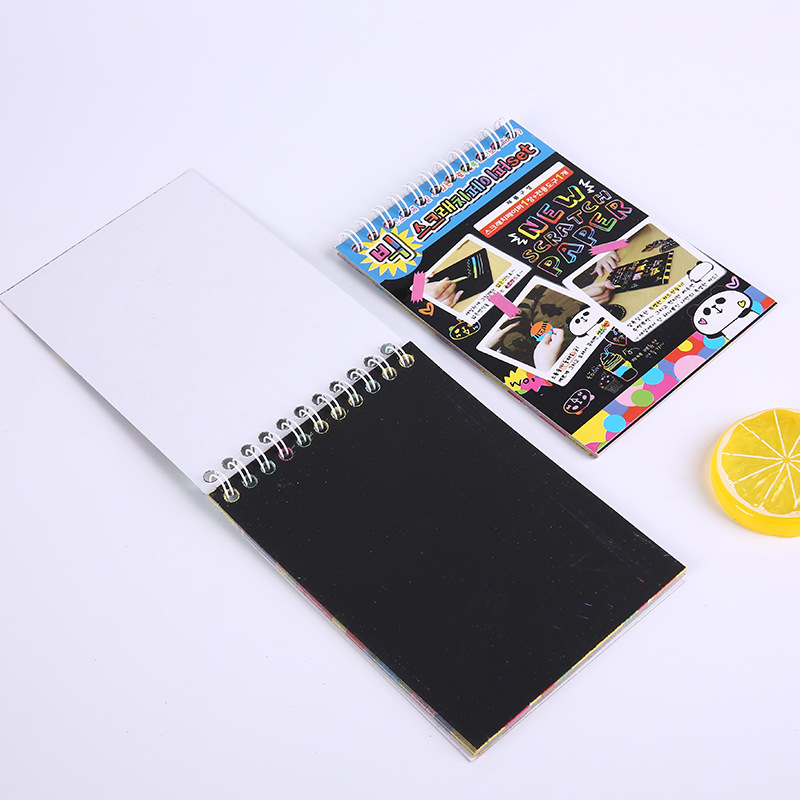 刮画本手绘卡通刮刮画涂鸦本儿童DIY刮画纸涂层魔术线圈本创意