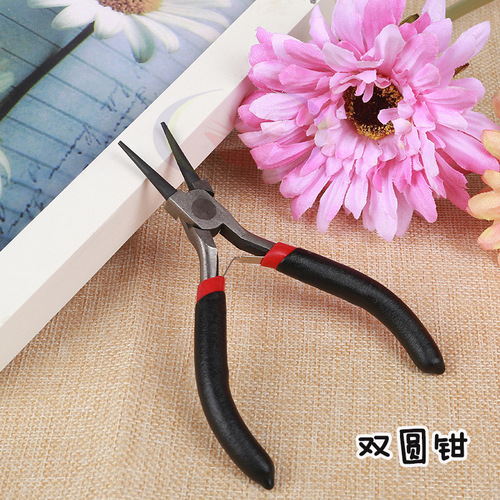 DIY jewelry tools DIY handmade pliers jewelry pliers diagonal nose pliers needle nose pliers round nose black handle