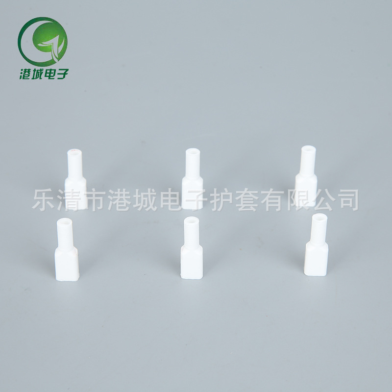 厂家绝缘防水护套4.8直型圆单线直形端子保护套接插件硅胶护套