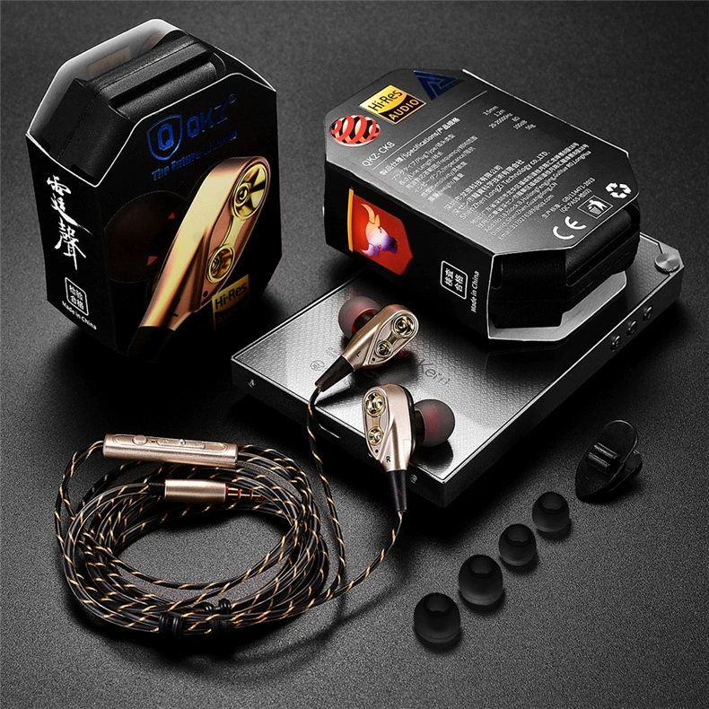 Qkz/Tingsheng CK8 Amazon Взрыв Ранее двойной мотор беговая музыкальная гарнитура HIFI наушники