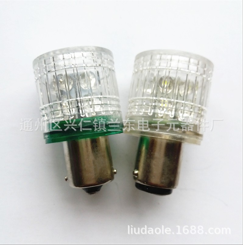LED instrument indicator lights and alarm lights, 110V, 220V, 24V, 12V bayonet-mount bulbs, B15 bulbs, small bulbs.