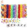 Kaifeng faction Hawaiian color flower ring combined egg flower hair jewels set dressing prop