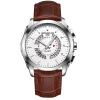 Trend fashionable universal calendar, quartz mechanical steel belt, waterproof watch