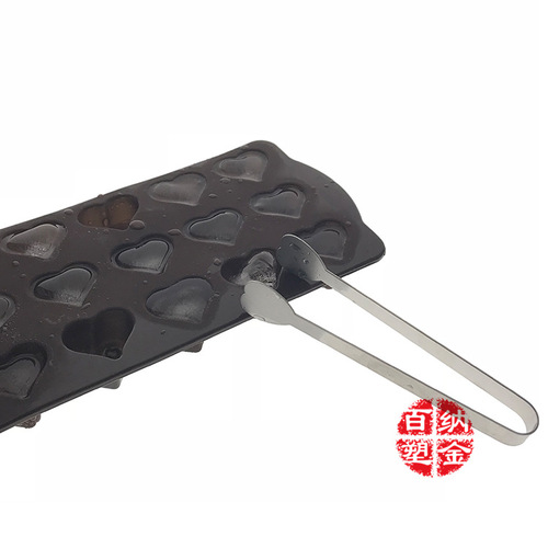 Stainless steel thickened lemon sandwich, heart-shaped tea leaf clip, ice clip, food clip, sugar clip, barbecue clip, palm food clip
