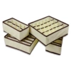 Rice white four -piece set 6+7+8+24