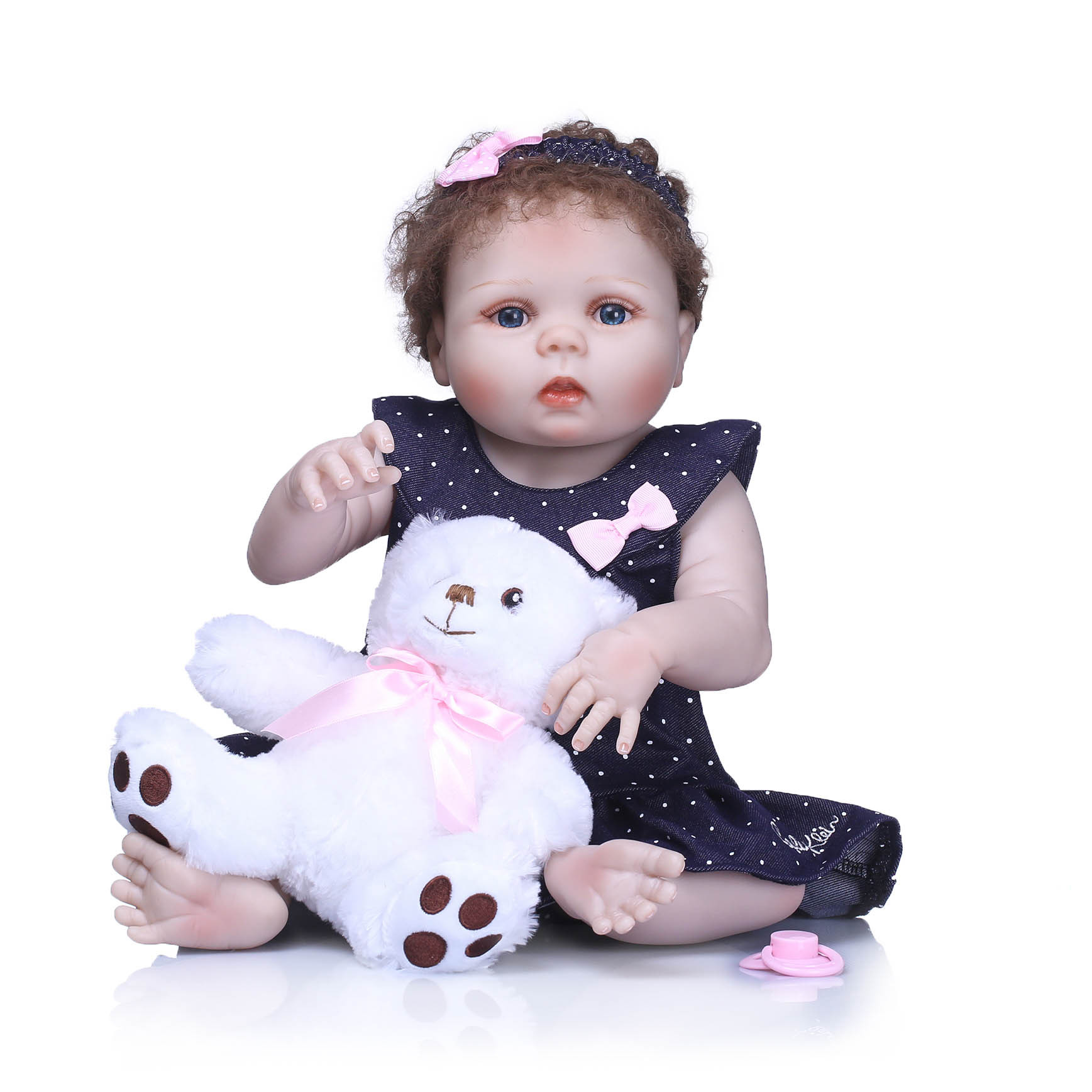 Pegamento completo puede entrar en el baño de agua simulación muñeca creativa regalo personalizado colección hobby chica juguete