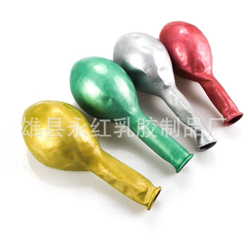 Globo metálico de látex de 14 pulgadas de grosor, 3.5g, para decoración de bodas y fiestas, venta al por mayor y personalización.