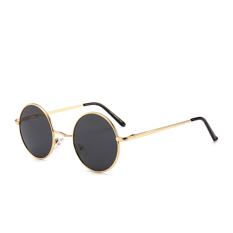 Runda bröllop bästa man gruppfoto som tar solglasögon, fjäderben, solglasögon med liten ram för män, trend för kvinnor_voghion.com