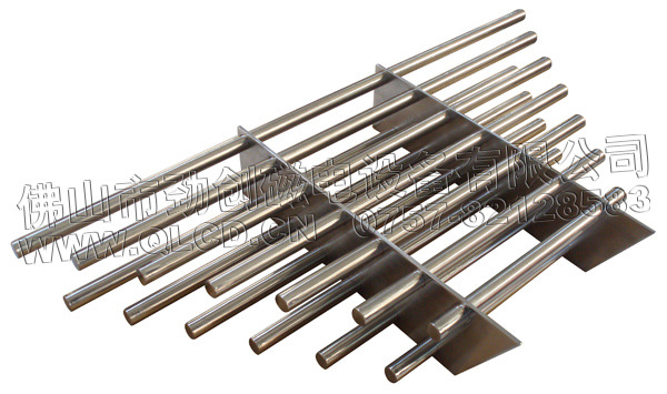 厂家供应 除铁磁力架 梯型双层13管 强力磁力架 磁性过滤器工业级