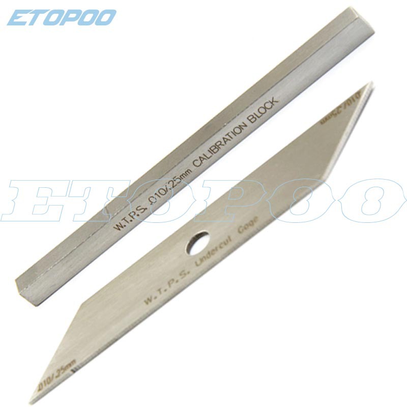 Etopoo正品 不锈钢304 两片规 二片棒 焊缝规  校准块