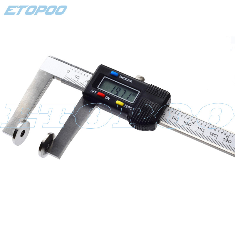 Etopoo正品 150MM 0.01MM 不锈钢 碟面数显卡尺 碟面尺
