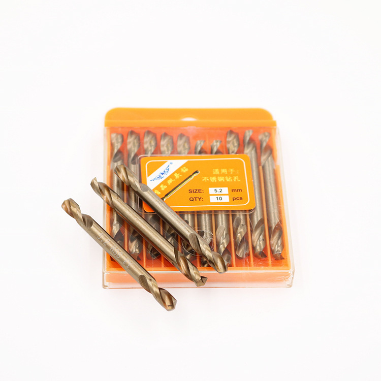 Flying Eagle Double Head Twist Drill Double Head Double Edge Twist Drill Stainless Steel Drill High Speed Steel Drill Double Head Twist Drill