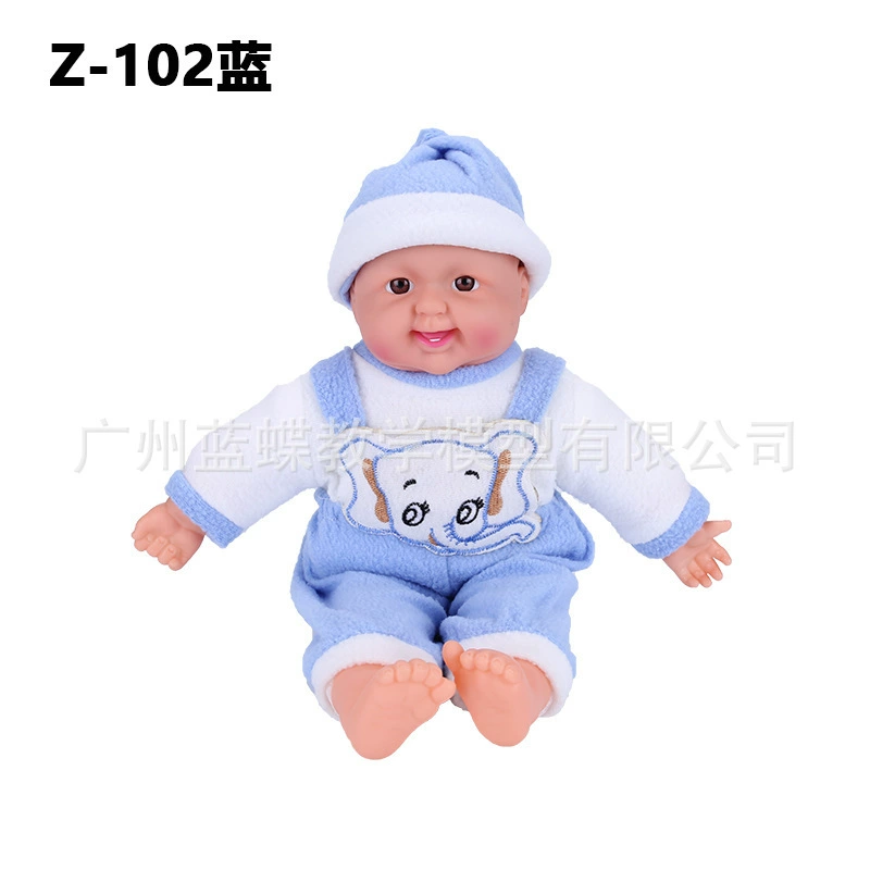 Plastic realistic rag doll, training, tactile senses