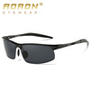 Aolong manufacturer direct selling color transformer mirror sports aluminum magnesium polarized sunglasses riding glasses sunglasses wholesale 8177