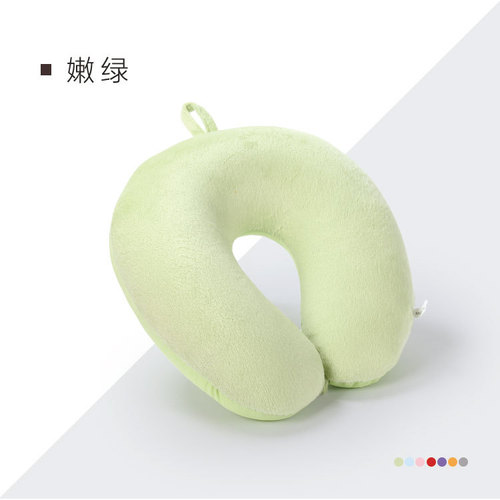 Plain particle U-shaped pillow, neck pillow, office, car, plane, travel pillow, learning nap pillow, factory