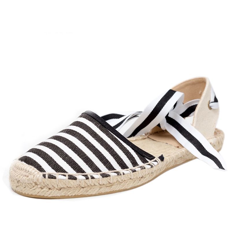 Chenyang bird strap fisherman sandals women's hemp rope flat shoes straw New Roman European station Korean style summer striped student Chenyang bird strap fisherman sandals women's hemp rope flat shoes straw New Roman European station Korean style summer striped student