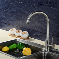 Morning Dew 304 stainless steel sink faucet kitchen cold and hot faucet ball bearing core painted dishwashing faucet
