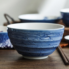 日本進口鯛魚系列釉下彩餐具年年有魚陶瓷碗日式盤子米飯碗套裝