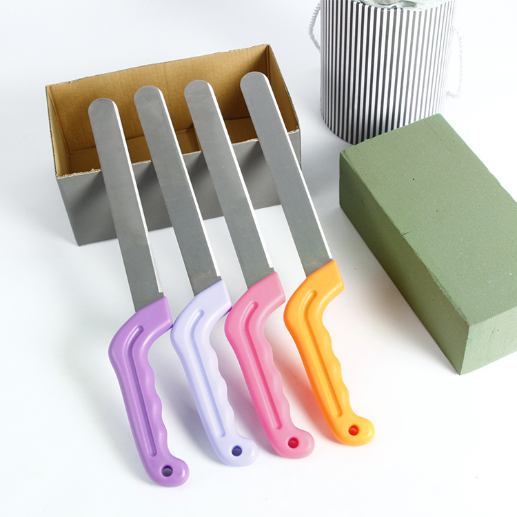 Roland flor material de embalaje estilo coreano flor barro cuchillo florería ramo flor arte corte flor barro herramientas especiales al por mayor