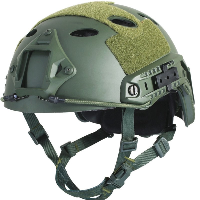 RÁPIDO casco gafas casco PJ casco táctico ajustable montar CS Rail casco militar ventilador casco