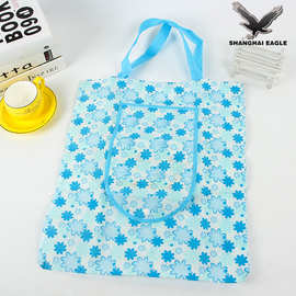 印花无纺布便携折叠袋 手提小清新时尚购物袋 简约可定 礼品袋