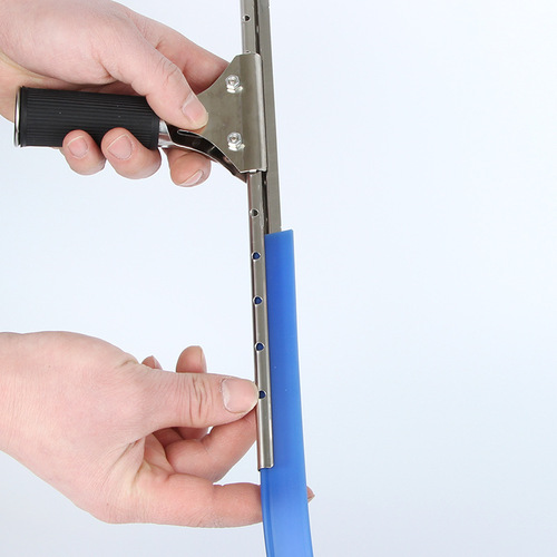 Glass scraper rubber strip replaceable scraper stainless steel wiper knife glass cleaning glass scraper strip 1.05 meters
