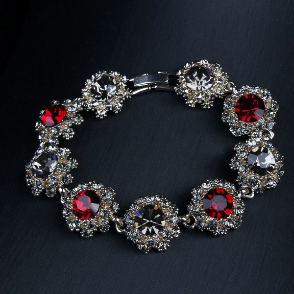 Red+white bracelet