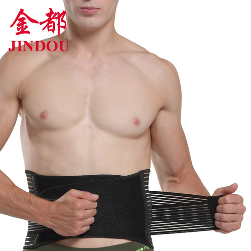 Manufacturer's sports waist protector, warm fitness, breathable, weightlifting, breathable spring support strip, professional work waist protector, wholesale