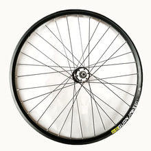 山地自行车26寸辐条轮组 双层铝合金轮组 山地车旋式铝花鼓轮组
