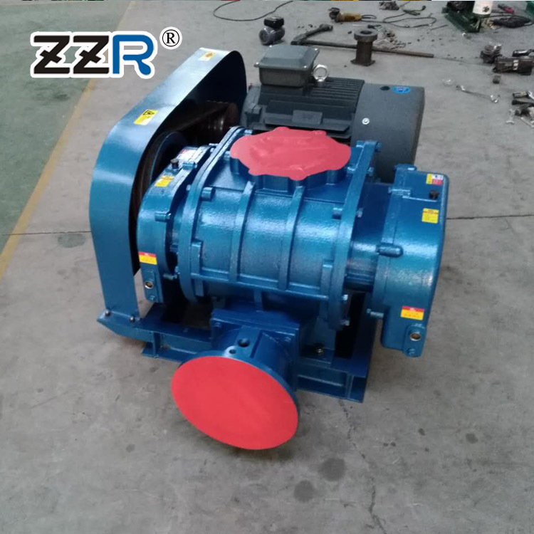 山东中鼓罗茨风机ZZR-125污水处理设备专用风机高压三叶风机15KW