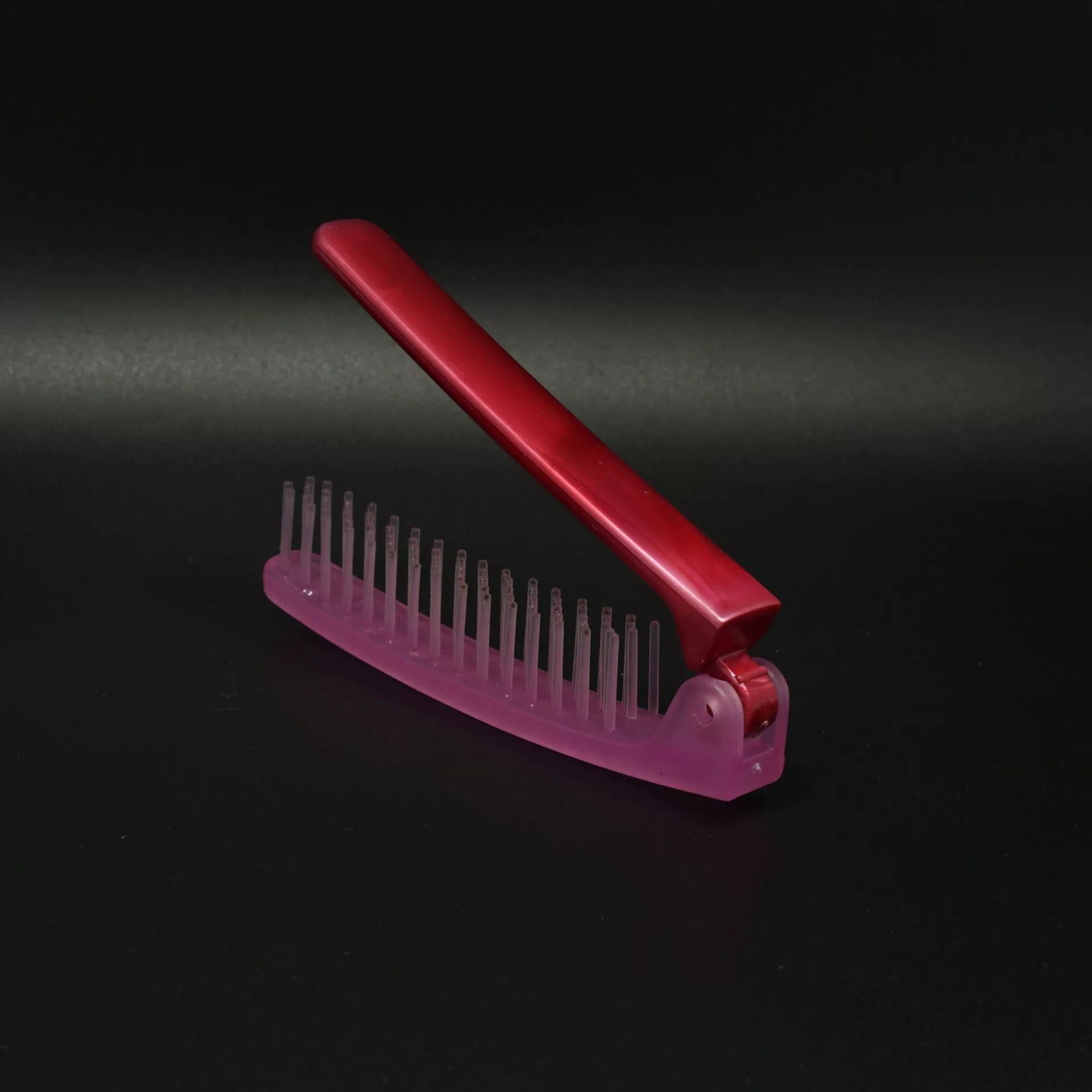 Японский Отель одноразовая Складная Расческа Пластиковая Складная расческа ЛОГОТИП тампонная печать гребень для вьющихся волос